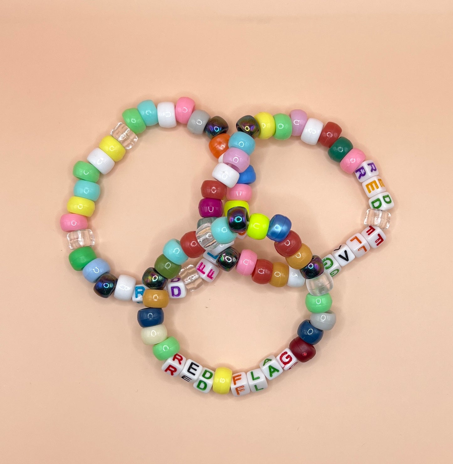 “Red Flag” Friendship Bracelet Funny