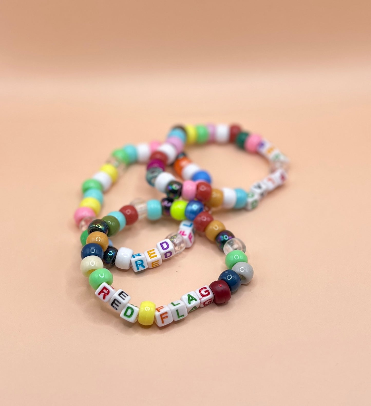 “Red Flag” Friendship Bracelet Funny